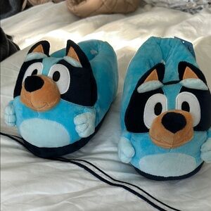 Bluey Plush Slippers - Blue